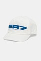 Памучна шапка с козирка EA7 Emporio Armani щампа бял AF13644.7X000053
