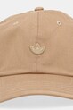 adidas Originals berretto da baseball in cotone JN7135 marrone SS25