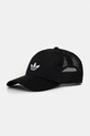 adidas Originals șapcă CURVED TRUCKER altele negru JC6038