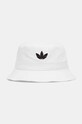 Bavlněný klobouk adidas Originals Adicolor bavlna bílá JC6044