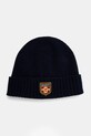 Вовняна шапка Gant вовна темно-синій 9910038