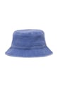 Bombažni klobuk Herschel 50366.06899 modra SS25