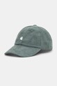 Шапка с козирка Carhartt WIP Harlem Cap изчистен тюркоазен I028955.2OXXX