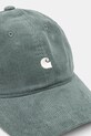 Шапка с козирка Carhartt WIP Harlem Cap I028955.2OXXX тюркоазен SS25