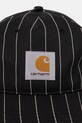 Кепка з домішкою вовни Carhartt WIP Seaton Cap чорний I034348.2MBXX