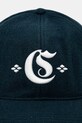 Kapa sa šiltom Carhartt WIP Greatest Hits Logo Cap I034360.2NEXX tirkizna SS25