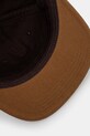 Carhartt WIP czapka z daszkiem bawełniana Label Script Coach Cap brązowy I034361.51XX