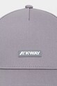 Бавовняна бейсболка K-Way K8132SW сірий SS25