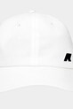 K-Way șapcă de baseball din bumbac K81433W alb SS25