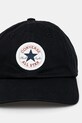 Converse șapcă de baseball din bumbac 10027421.A05 negru SS25