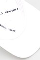 Converse czapka z daszkiem bawełniana biały 10027421.A18
