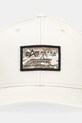Bavlnená šiltovka Alpha Industries Crew Camo Cap 156903 béžová SS25