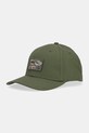 Alpha Industries czapka z daszkiem bawełniana Crew Camo Cap aplikacja zielony 156903
