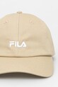 Fila șapcă de baseball din bumbac Faridokt FCU0139 bej SS25