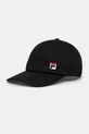 Fila șapcă de baseball din bumbac Frontera bumbac negru FCU0140