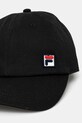 Fila șapcă de baseball din bumbac Frontera FCU0140 negru SS25