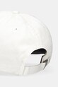 Akcesoria New Balance czapka z daszkiem bawełniana LAH51013SST biały
