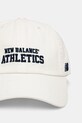 New Balance șapcă de baseball din bumbac LAH51014SST bej SS25