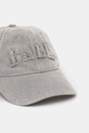 BALR. șapcă de baseball din denim B6110.1082 gri SS25