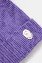 Vunena kapa A Bathing Ape One Point Knit 1K80181304 ljubičasta SS25