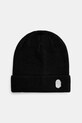 Μάλλινο σκουφί A Bathing Ape One Point Knit λείο μαύρο 1K80181304