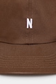 Bavlnená šiltovka Norse Projects Twill Sports Cap N80.0001.2033 hnedá SS25