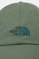 The North Face berretto da baseball Norm Hat NF0A7WHO58S1 verde SS25