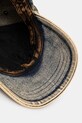 Daily Paper denim baseball cap Dias Arch Stack Denim Cap beige 2511168