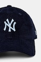 Вельветовая кепка New Era 60595366 тёмно-синий SS25