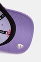 New Era czapka z daszkiem sztruksowa fioletowy 60595365
