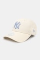 New Era czapka z daszkiem bawełniana aplikacja beżowy 60595171