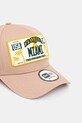 Памучна шапка с козирка New Era 60595462 бежов SS25