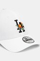 New Era berretto da baseball in cotone 60595429 bianco SS25