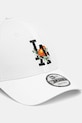 Bavlněná baseballová čepice New Era 60595429 bílá SS25