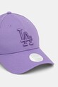 Bavlněná baseballová čepice New Era 60595173 fialová SS25