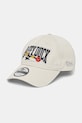 New Era czapka z daszkiem bawełniana aplikacja beżowy 60595282