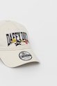 Akcesoria New Era czapka z daszkiem bawełniana 60595282 beżowy
