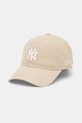 New Era șapcă de baseball din catifea imprimeu bej 60595358