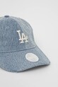 New Era cappelo con visiera jeans 60595376 blu SS25