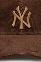 New Era czapka z daszkiem sztruksowa 60595424 brązowy SS25
