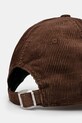 Akcesoria New Era czapka z daszkiem sztruksowa 60595424 brązowy