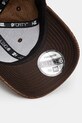 New Era czapka z daszkiem sztruksowa brązowy 60595424