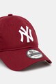 Хлопковая кепка New Era LE 920 60471469 бордо SS25