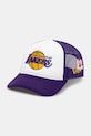 Καπέλο New Era NBA Flower Trucker Lakers απλικέ μωβ 60595278
