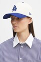 New Era czapka z daszkiem bawełniana Colour Block 940 LA Dodgers 60595217 beżowy