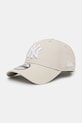 Бавовняна бейсболка New Era LEAGUE ESSENTIAL 9FORTY® бавовна бежевий 60471459
