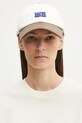 Wales Bonner czapka z daszkiem bawełniana Original US25HA07.000 beżowy