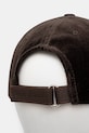 Akcesoria Wales Bonner czapka z daszkiem welurowa Morning US25HA06.899 brązowy