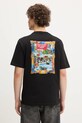 Sprayground t-shirt bawełniany SP15012BLK czarny