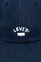 Levi's czapka z daszkiem bawełniana 000AG.0003 granatowy SS25